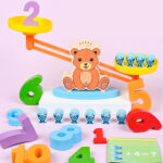 Joc Montessori din Lemn, Balanta