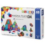Magna-Tiles Clear Colors, set magnetic 48 piese
