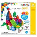 MAGNA-TILES House, set magnetic cu autocolante 28 piese