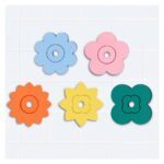 Puzzle de baie, Flower power, Quut Toys