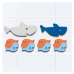 Puzzle de baie, Rechinii infometati, Quut Toys