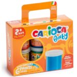 Acuarele Baby Finger Paint Carioca 6x80 ml