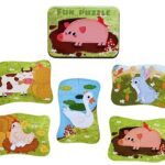 Baby Puzzle Progresiv cu Animale Domestice, 39 piese