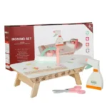 Set Montessori Masa de Calcat din lemn cu accesorii