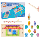 Joc creativ 2 in 1, Mozaic si Pescuit