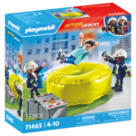 Playmobil-POMPIER CU SALTEA DE AER