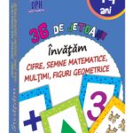36 de Jetoane - Invatam - Cifre, Semne Matematice, Multimi, Figuri geometrice