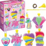 Set creativ cu nisip colorat, Straluceste in intuneric