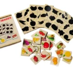 Joc de asociere cu umbre, Fructe