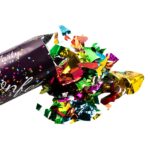 Confetti color, tub cu presiune, 50 cm